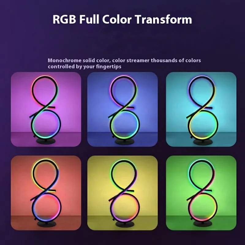KBB-66 Sound Activated RGB Mood Light for Gaming Desktop Ambient Lamp, Wire + Remote + APP Control