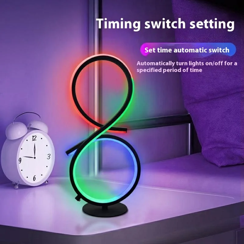 KBB-66 Sound Activated RGB Mood Light for Gaming Desktop Ambient Lamp, Wire + Remote + APP Control
