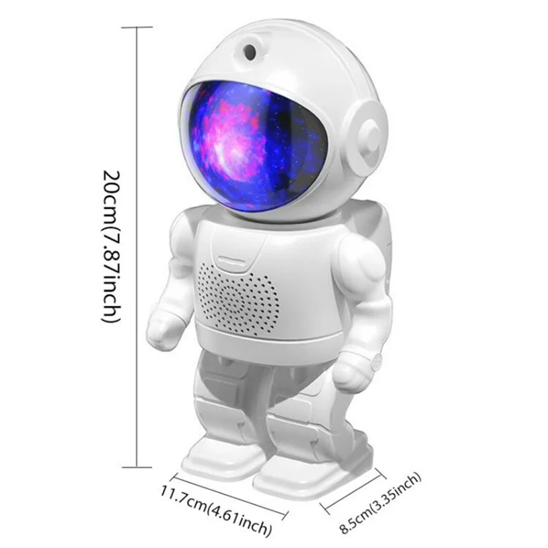Astronaut-Sternenhimmel-Projektor Nachtlicht Bluetooth-kompatible Weltraum-Galaxie-Nebel-Lampe mit Fernbedienung
