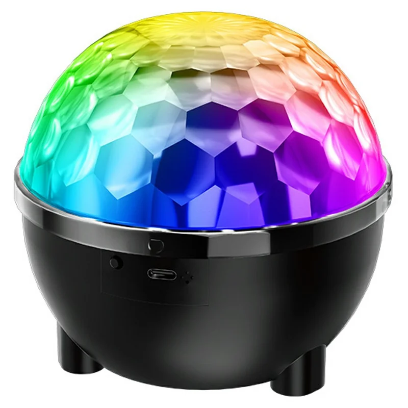 Remote Control 6 Color Rotating Disco Magic Ball Light RGB LED Party Lamp for KTV Bar Stage