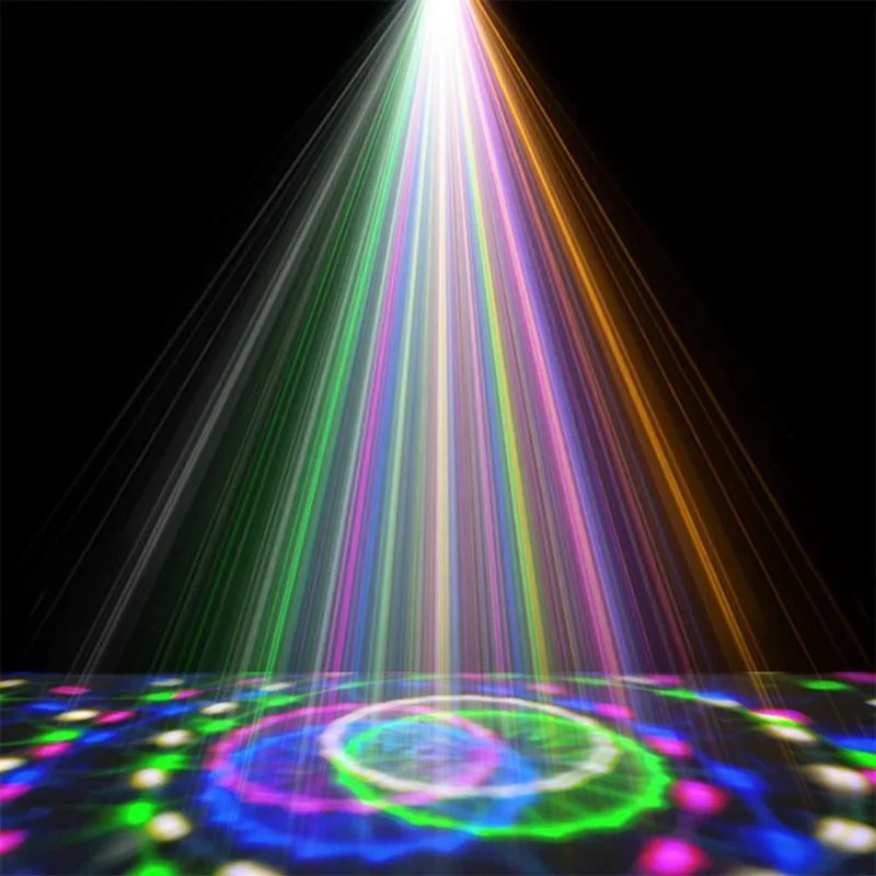 Remote Control 6 Color Rotating Disco Magic Ball Light RGB LED Party Lamp for KTV Bar Stage