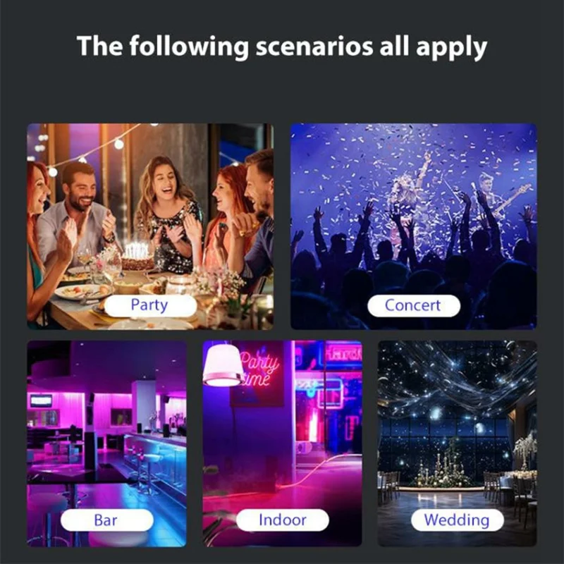 Bluetooth-Compatible Music Player Oval Starry Sky Projector Lamp Aurora Night Light with Remote