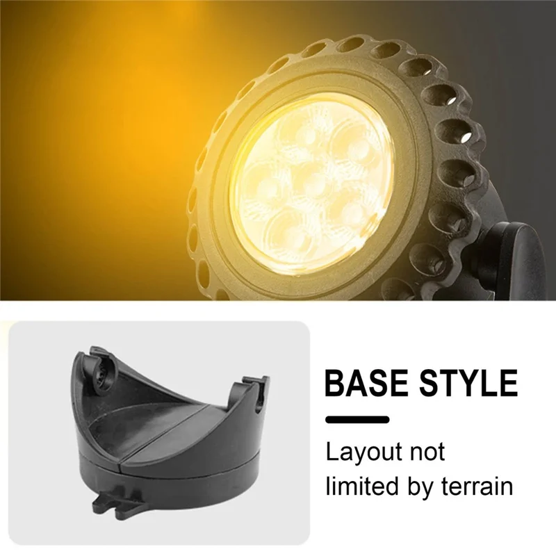 TS-S5405 5 in 1 Solar Underwater Lights IP68 Waterproof Pond Fish Tank Landscape Lamp, Base Type