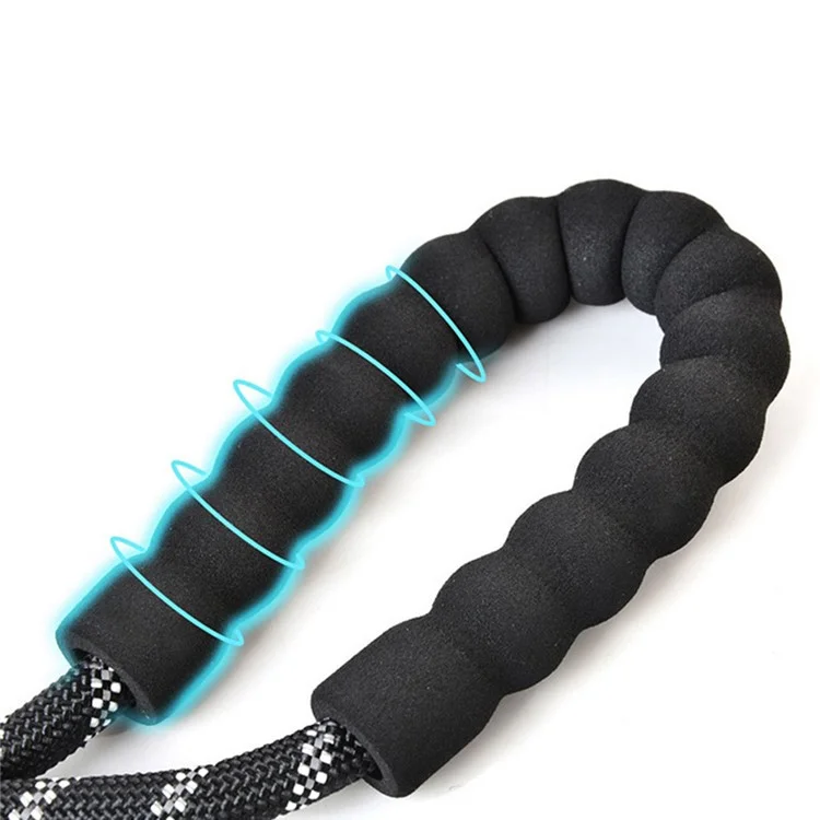Dog Leash Dog Training Rope Dog Walking Lead Leash with Soft EVA Padded Handle and Reflective Threads - Green