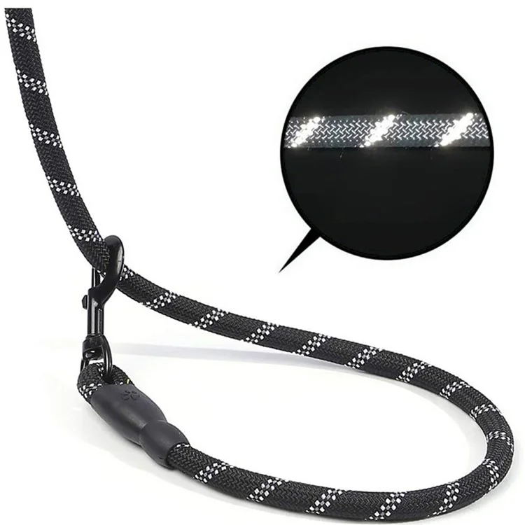 Dog Leash Dog Training Rope Dog Walking Lead Leash with Soft EVA Padded Handle and Reflective Threads - Green