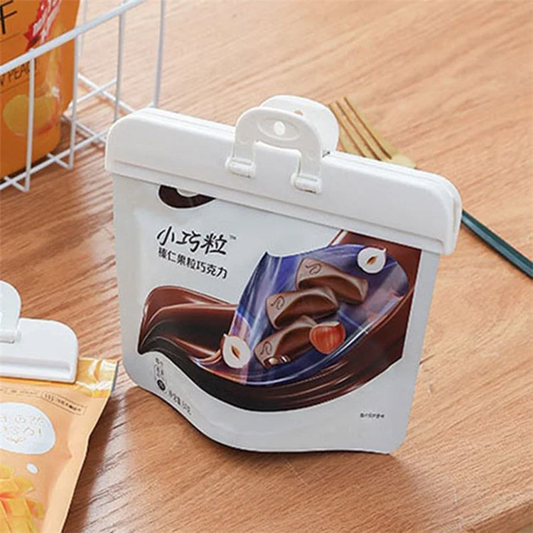 2PCS Home Sealing Food Clips Moisture-proof Food Keeping Fresh Clips for Potato Chip Bag / Snack Bag / Bread Bags (Tamanho: L)