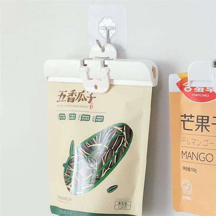 2PCS Home Sealing Food Clips Moisture-proof Food Keeping Fresh Clips for Potato Chip Bag / Snack Bag / Bread Bags (Tamanho: L)