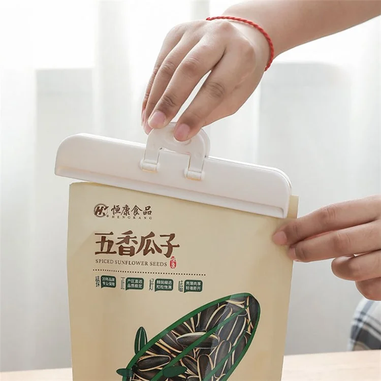 2PCS Home Sealing Food Clips Moisture-proof Food Keeping Fresh Clips for Potato Chip Bag / Snack Bag / Bread Bags (Tamanho: L)