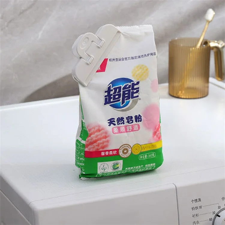 2PCS Potato Chip Clips Food Bag Clips Bag Sealing Clips Air Tight Seal Clamp for Keeping Food Fresh (Size: M)