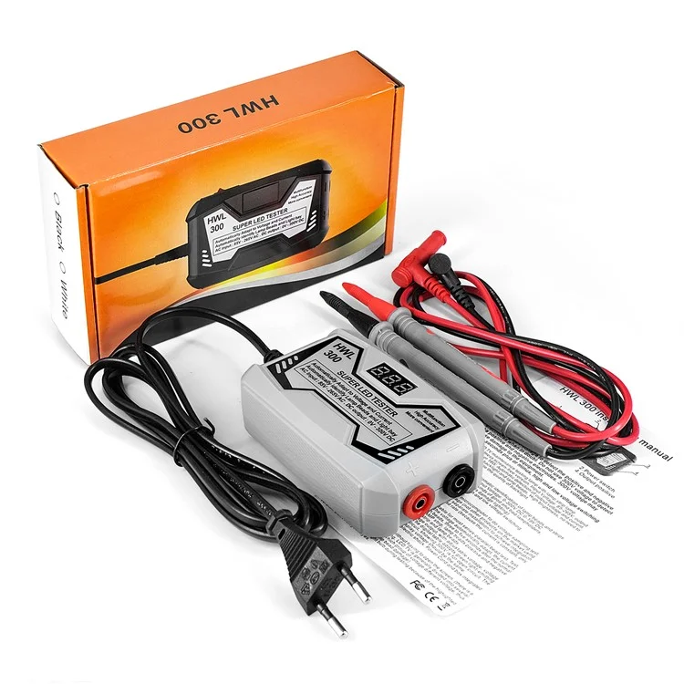 Testeur Multifonctionnel de Bandes LED 0-300V pour Lampe TV (Certifié CE / FCC) - Noir / Prise UK