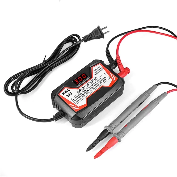 0-300V LED Lamp TV Backlight Tester Multifunktional Led-streifen Perlen-testwerkzeugmessinstrumente Für Led-licht (CE / FCC Zertifiziert) - Rot / US -stecker