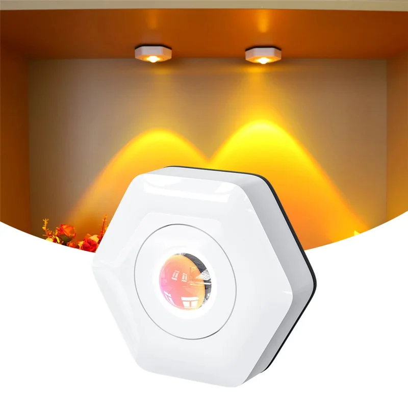 1 Pack LED Touch Sunset Lamp Ambient Light for Photography Battery Powered - Sunset Glow