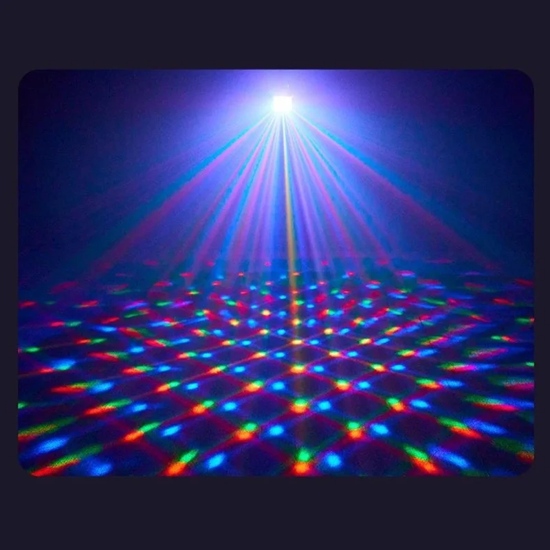 TC-7013 Colorful LED Stage Ambience Light Strobe Sound-Activated Square Night Lamp for KTV Home