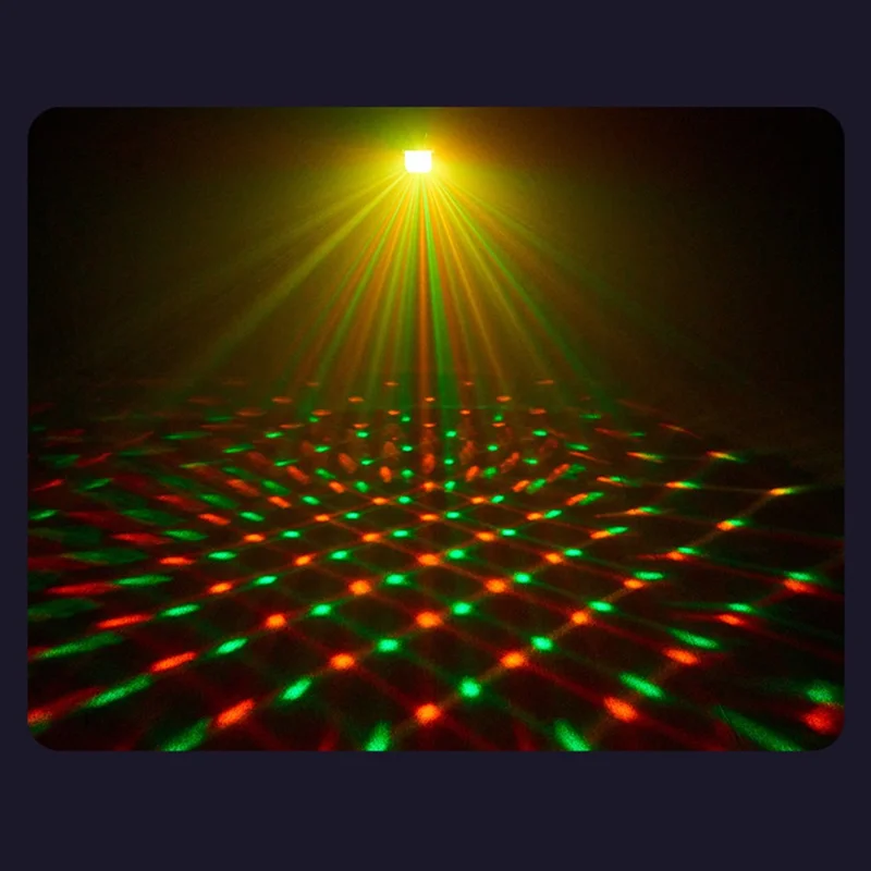 TC-7013 Colorful LED Stage Ambience Light Strobe Sound-Activated Square Night Lamp for KTV Home
