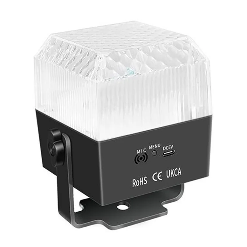 TC-7013 Colorful LED Stage Ambience Light Strobe Sound-Activated Square Night Lamp for KTV Home