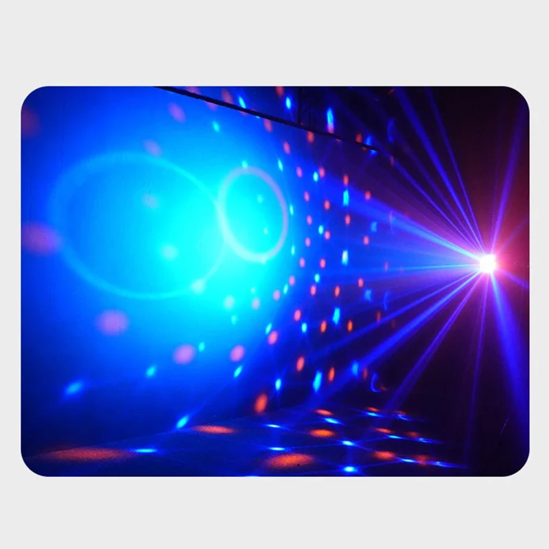 TC-7011-2 7-Color Angled LED Stage Light Sound-Activated Strobe Magic Ball Lamp for Party Home