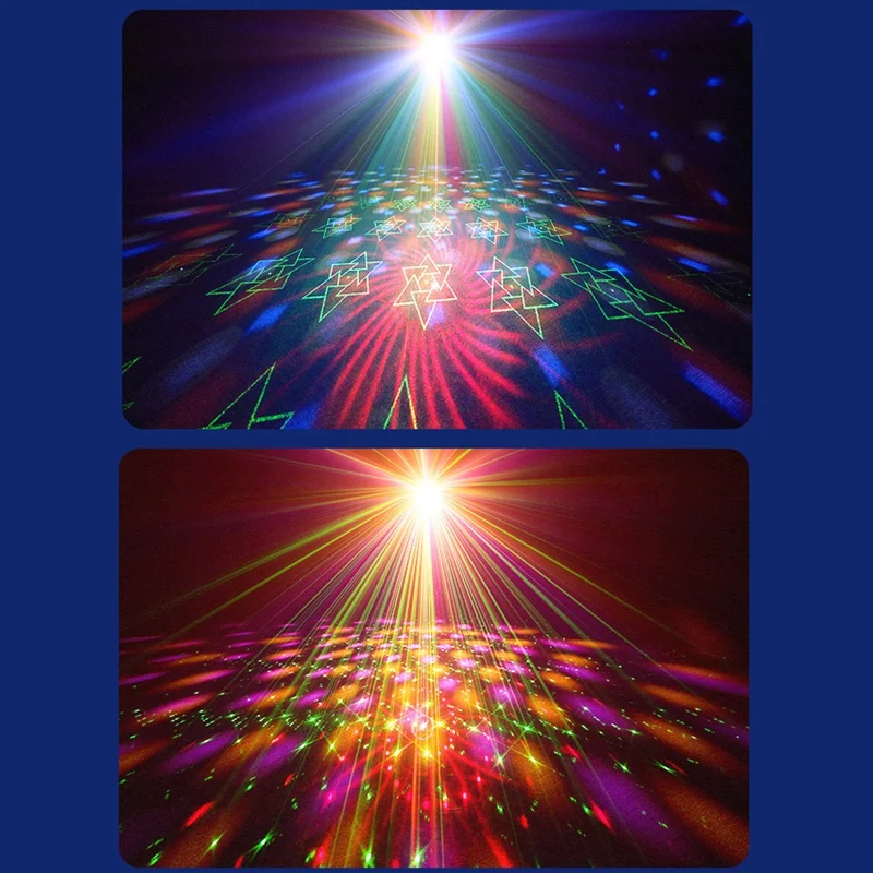 TC-7012 3 Auto / Sound Modes Dual-Head Magic Ball Unabhängige Steuerung Timer RGB LED Bühnenbeleuchtung für KTV Home Bar - EU-Stecker