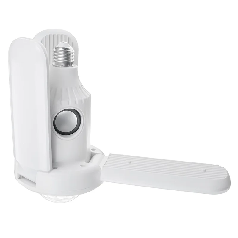 Bombilla de Música Compatible con Bluetooth, Lámpara LED Plegable de 3 Hojas, Bola de Discoteca para Interior Luz Blanca / Lámpara de Ambiente RGB