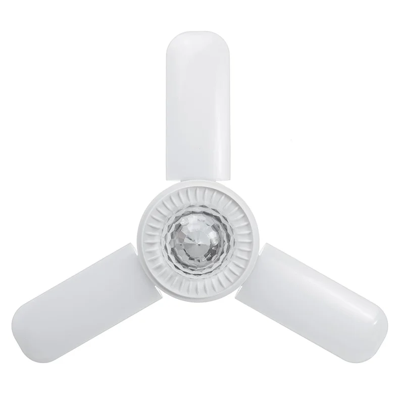 Bombilla de Música Compatible con Bluetooth, Lámpara LED Plegable de 3 Hojas, Bola de Discoteca para Interior Luz Blanca / Lámpara de Ambiente RGB