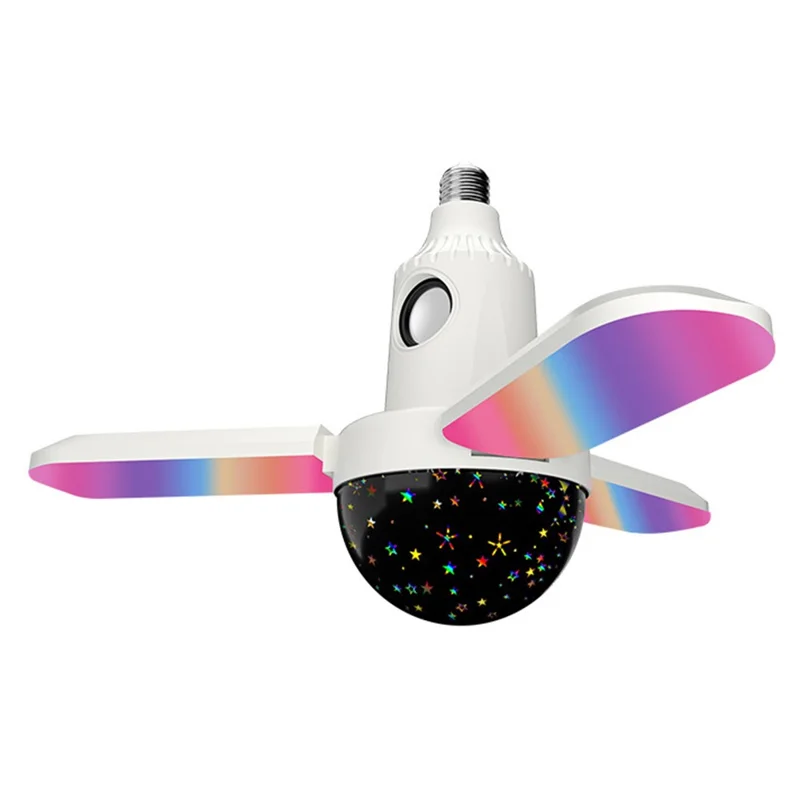 Bluetooth-compatible Star Projector Light with Music Speaker Indoor RGB Color Changing Atmosphere Lamp