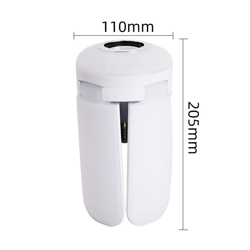 E27 Bluetooth-compatible Speaker Music Light with 4 Foldable Leaves Smart RGB Color Changing Ceiling Lamp