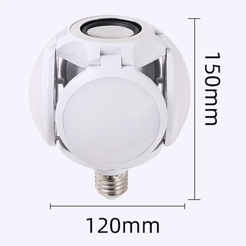 Foldable Football Shape LED Ceiling Light Bluetooth-compatible Music RGB Color Changing Atmosphere Lamp