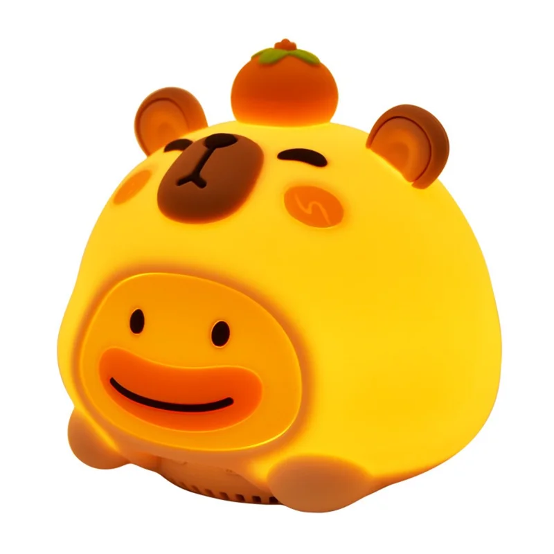 ICARER FAMILY DONO Lampe Nuit Anti-Bruit avec Haut-parleur Bluetooth, Télécommande, Lampe d'Ambiance RGB 7 Couleurs, Fonction Jumelage TWS