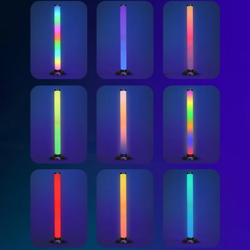 KBB-3 Music Rhythm Ambient Lamp 360° Full Glow Sound Reactive Light for Computer Desktop Night Light