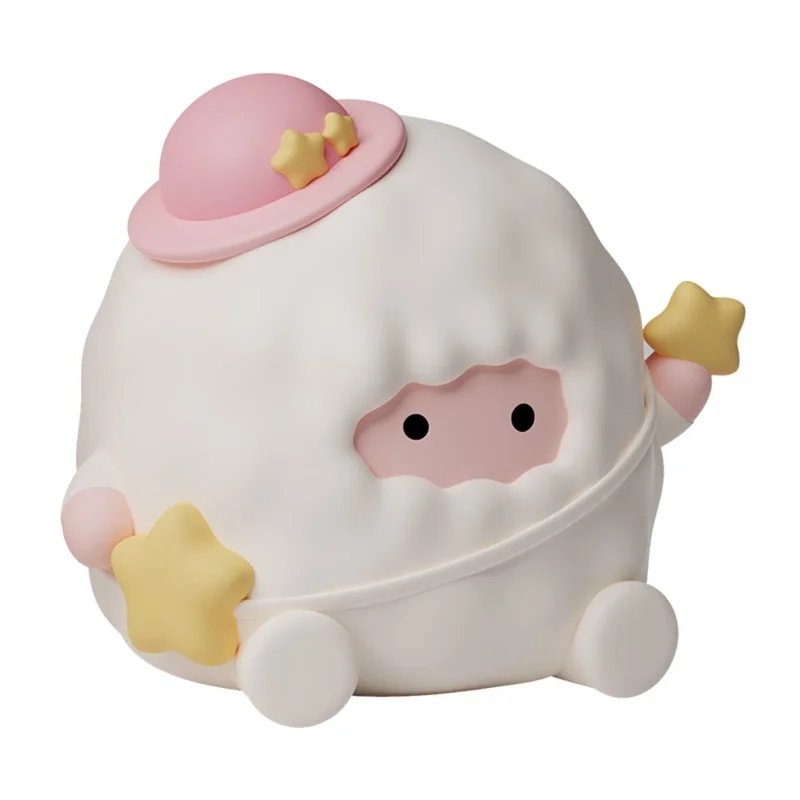 ICARER FAMILY Silicone Pat Night Light Touch Control 3 Brightness Levels RGB Color Changing Lamp