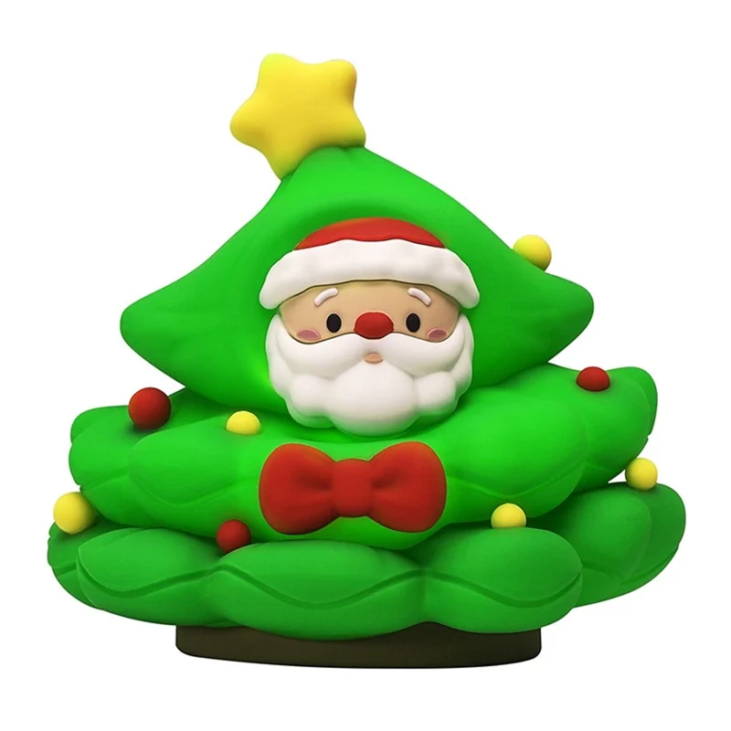 ICARER FAMILY Christmas Tree Night Light Touch Sensor 3 Brightness Levels RGB Mode Atmosphere Light
