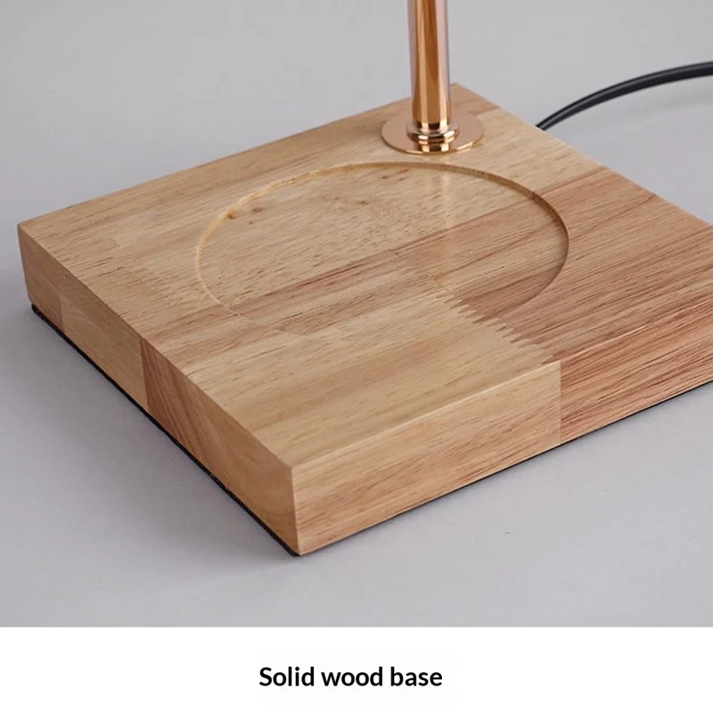 Retro Table Lamp for Aroma Wax Melting with Timer Dimmable Candle Warmer Lamp, EU Plug - Style A