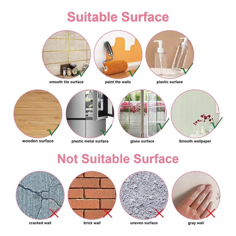 SCHHQT01-04 4Pcs / Set Flowers Wall Decor Sticker for Bedroom Decal Wallpaper (with EN71 Certification)