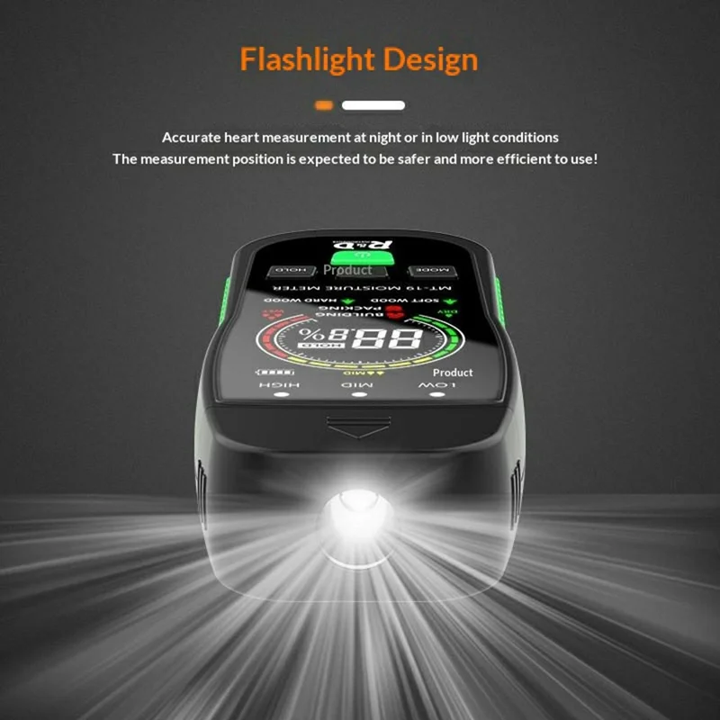 R&D MT-19C Wood Moisture Meter Digital LCD Moisture Detector for Timber Paper Building Materials (without Battery)