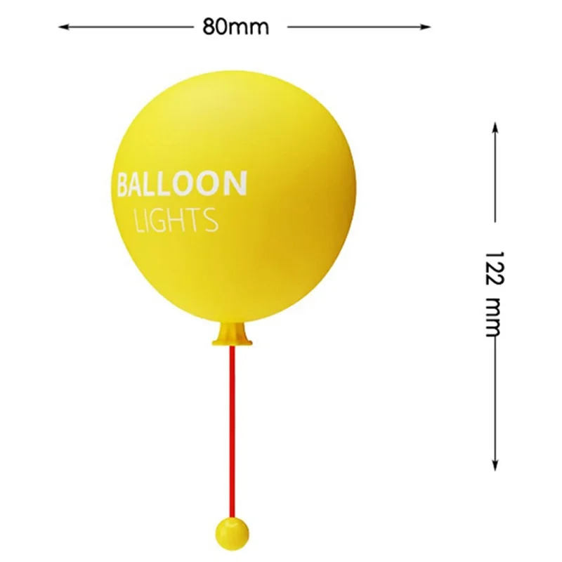 A072 Lampe de Nuit en Silicone Ballon, Lampe de Table avec Cordelette de Tir, 3 Niveaux de Luminosité, Contrôle Tactile pour Chambre à Coucher