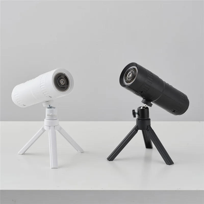 XO-737 Halloween Projection Lamp 16 Patterns LED Atmosphere Projector with Detachable Tripod for Home Party Decoration - White