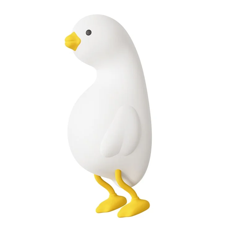 Bedroom Decorative Silicone Squishy Duck Lamp Rechargeable Children LED Night Light (with Voice Function)
