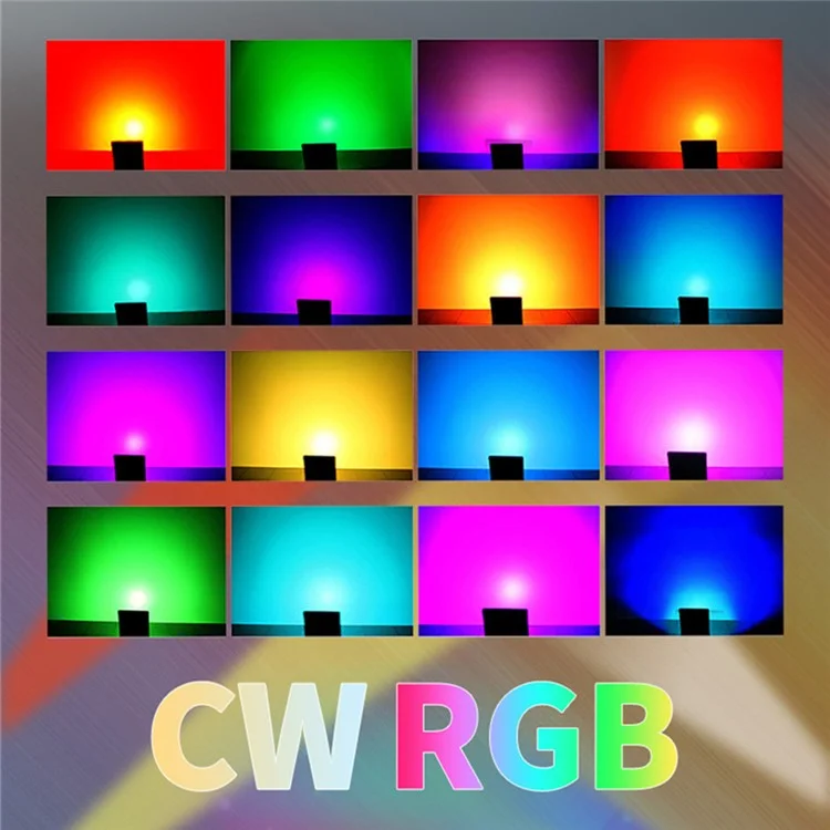 50W Tuya APP Smart LED Light IP66 Impermeabile Lampada RGB a colori per Esterni Fabbrica Magazzino Faretto da Esterno