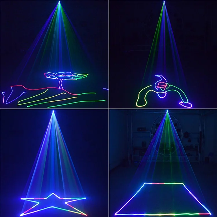 Voice-activated Animation Laser Light Home Laser Pattern Remote Control Projection Light, EU Plug