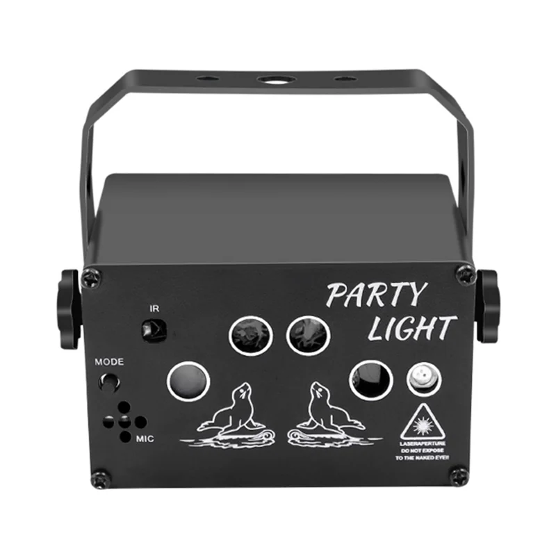 T10 Dreamy Laser Light Stage KTV Flash Light Voice-activated Remote Control Disco Party Atmosphere Lamp