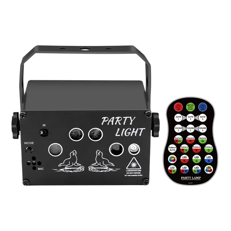 T10 Dreamy Laser Light Stage KTV Flash Light Voice-activated Remote Control Disco Party Atmosphere Lamp