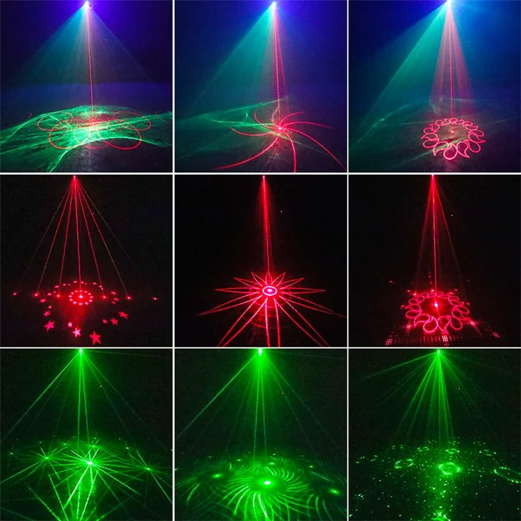 T10 Dreamy Laser Light Stage KTV Flash Flash Light Voz Voz Remote Control Remoto Disco Party Party Lâmpada Lâmpada