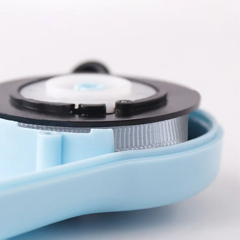 2m Retractable Dog Leash Anti-Pull Strong Nylon Tape Pet Traction Rope for Small Cats Dogs Gifts under 10kg - Square / White