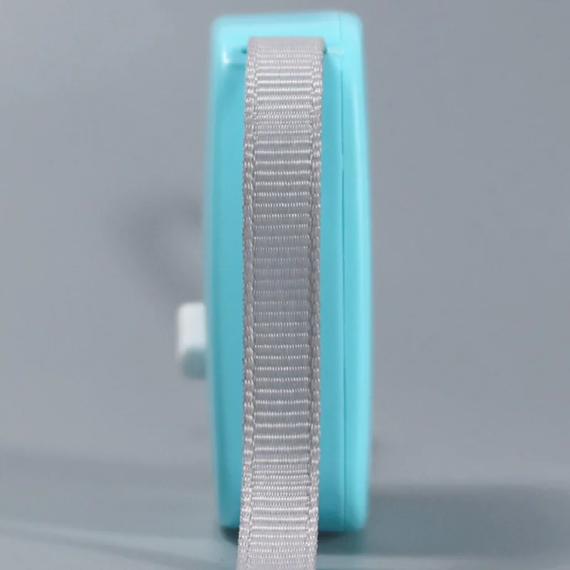 2m Retractable Dog Leash Anti-Pull Strong Nylon Tape Pet Traction Rope for Small Cats Dogs Gifts under 10kg - Circular / White