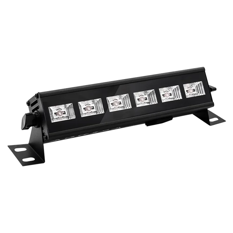 6-LED UV Light Bar Automatic Purple Light Lamp Tube Blacklight for Party, Disco, KTV Decoration