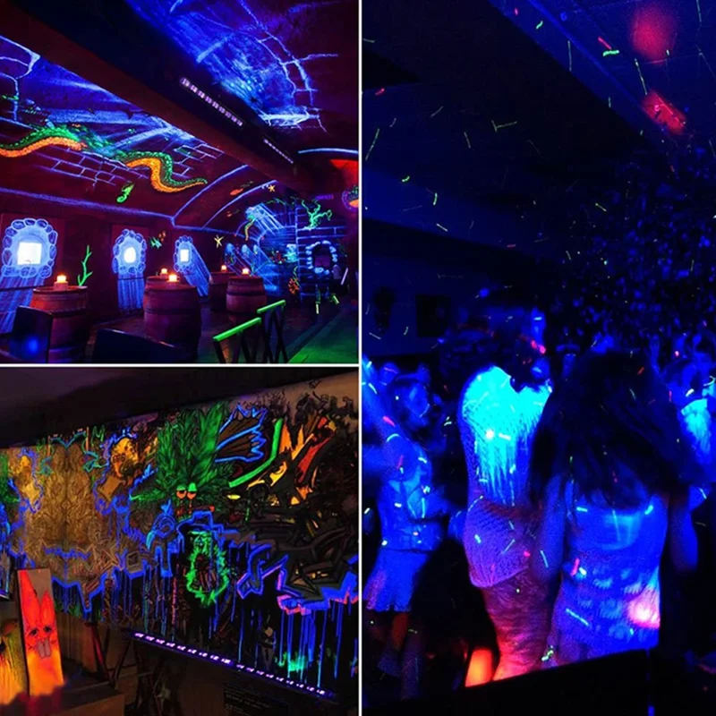 6-LED UV Light Bar Automatic Purple Light Lamp Tube Blacklight for Party, Disco, KTV Decoration