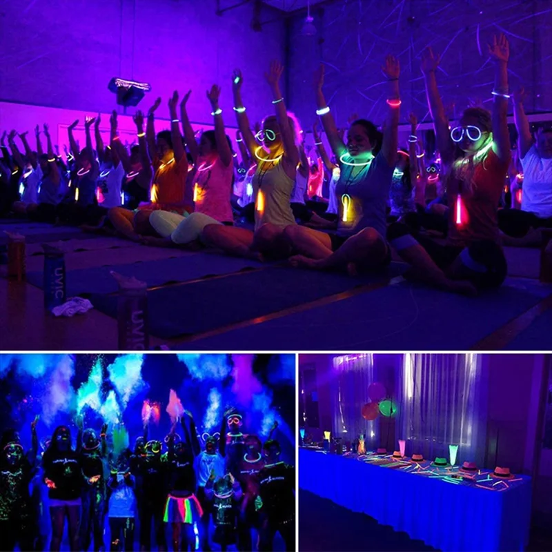 6-LED UV Light Bar Automatic Purple Light Lamp Tube Blacklight for Party, Disco, KTV Decoration