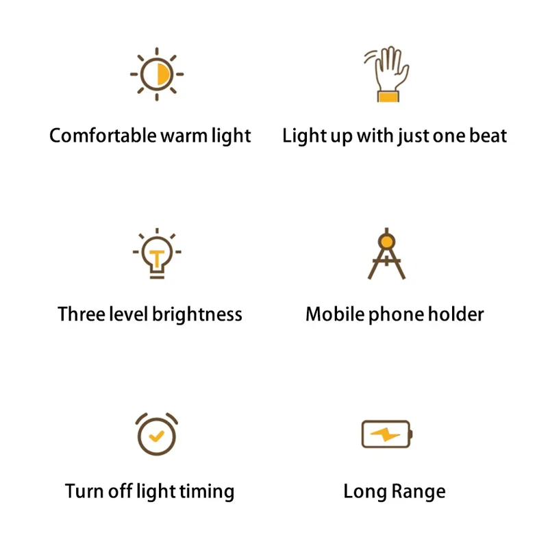 LLD-D09 Creative Duck Night Light Bedside Sleeping Light 3-Level Brightness Adjustment Touch Control Lamp with Phone Holder