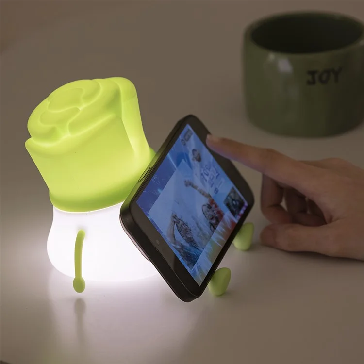 Lâmpada de toque D08 Cute Shape Bedside Breastfeeding Night Light Toddler Baby Kids Bedroom Decoration LED Light