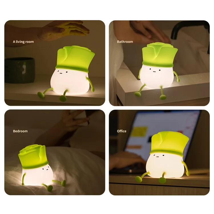 Lâmpada de toque D08 Cute Shape Bedside Breastfeeding Night Light Toddler Baby Kids Bedroom Decoration LED Light