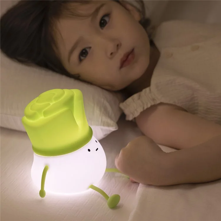 Lâmpada de toque D08 Cute Shape Bedside Breastfeeding Night Light Toddler Baby Kids Bedroom Decoration LED Light